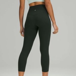 Lululemon Align High-Rise Crop 23" Rainforest Green Size 6